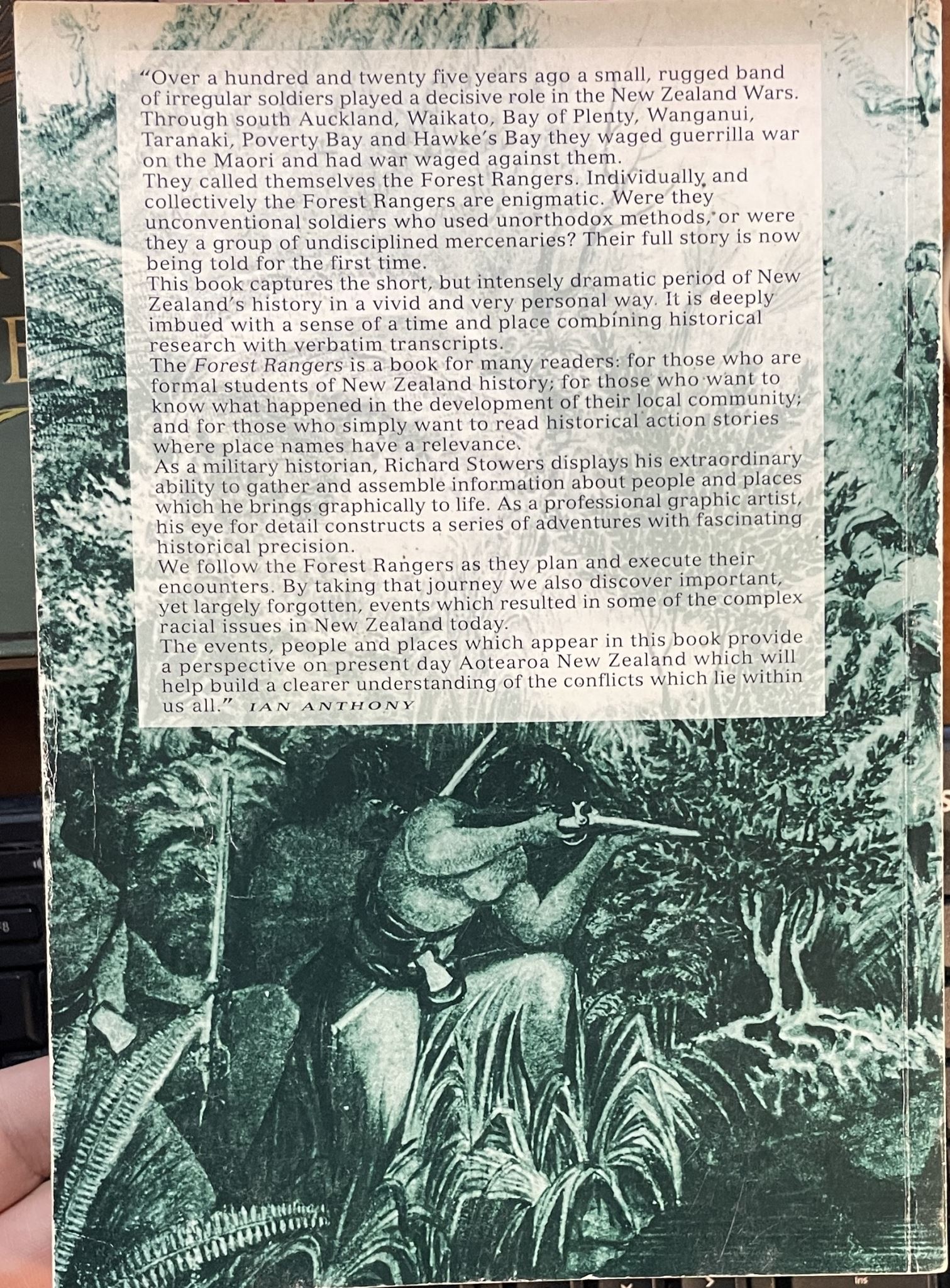 History of the Forest Rangers during the New Zealand Wars Richard Stowers Signed